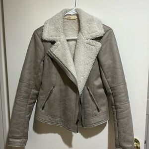 Hollister Suede Jacket Small